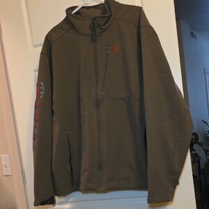 Ariat Olive Green Lightweight Full-Zip Jacket